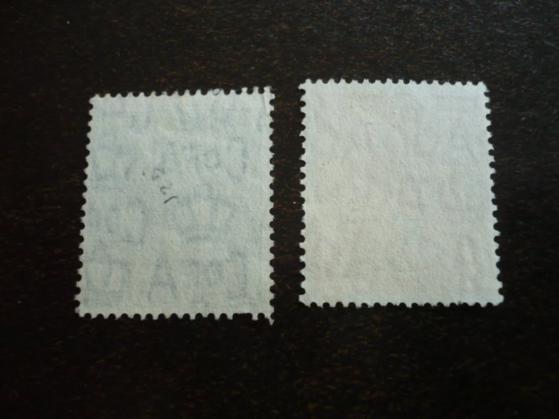 Stamps - Australia - Scott# 113-114 - Used Part Set of 2 Stamps