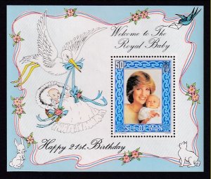 Isle of Man 223 Princess Diana Souvenir Sheet MNH VF