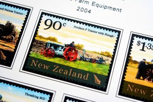 COLOR PRINTED NEW ZEALAND 2000-2004 STAMP ALBUM PAGES (88 illustrated pages)