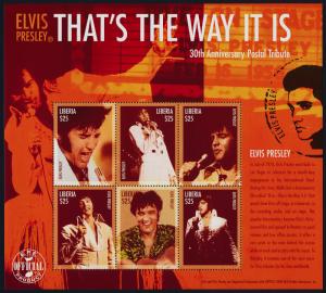 Liberia MI 2922a MNH Elvis Presley That's the Way it Is, Music