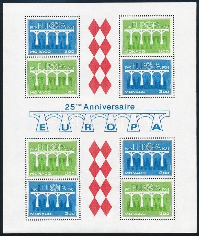 Monaco stamp Europe CEPT: Conference block MNH 1984 Mi 26 WS243452