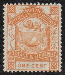 North Borneo Sc #36 Mint Hinged