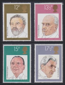 Great Britain British Conductors 4v 1980 MNH SC#920-923 SG#1130-1133