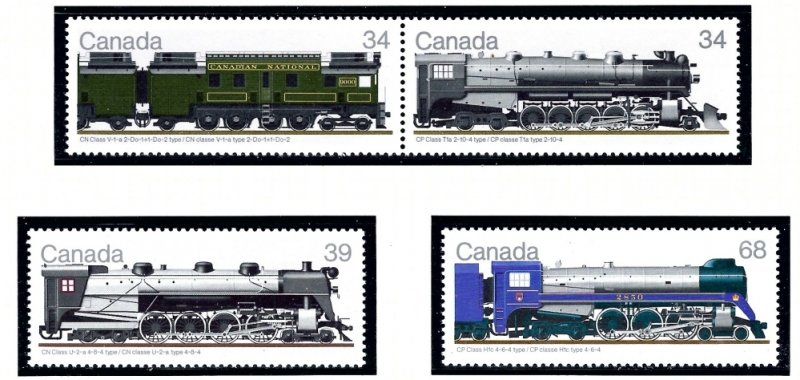 Canada 1119a-21 MNH 1986 Locomotives    (ap3560)