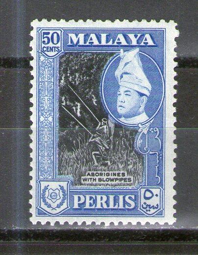 Malaya - Perlis 36 MNH