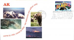 #3697 Greetings From Alaska Gerwitz FDC