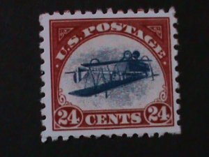 UNITED STATES-1918 SC# C3 ERROR-REPRINT-CURTISS JENNY-CENTER INVERTED-MNH-VF