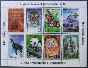 2003 Tajikistan 276-283KL Fauna / Panda 11,00 €