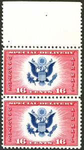 U.S. #CE2 MINT PAIR OG NH