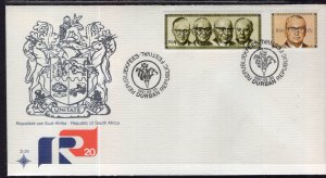 South Africa 548-549 U/A FDC