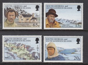 South Georgia 204-207 MNH VF