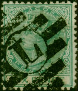 Lagos 1874 6d Blue-Green SG6 Good Used