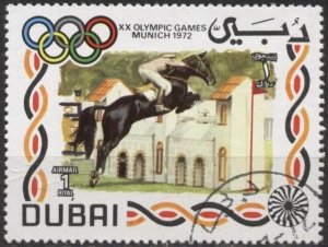 Dubai C66 (used cto) 1r Munich Olympics: steeplechase (1972)