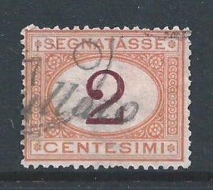 Italy #J4 Used 2c Postage Due