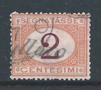 Italy #J4 Used 2c Postage Due