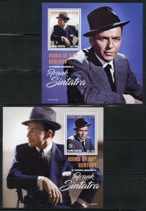 SIERRA LEONE 2023 25th MEMORIAL OF FRANK SINATRA SOUVENIR SHEET SET MINT NH