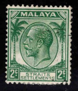 Straits Settlements Scott 218 Used KGV stamp, wmk4,