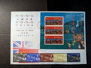 1997 Hong Kong China First Day Cover FDC Philatelic Cover Sierra Leone 5