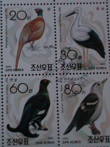 KOREA-1992-SC#3103a  COLORFUL BEAUTIFUL LOVELY BIRDS CTO-SHEET  VF-LAST ONE