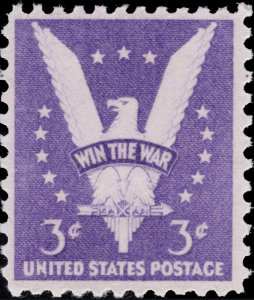 American Eagle Win the War USA 3 Cent Mint Unused Stamp Never Hinged Scott # 905