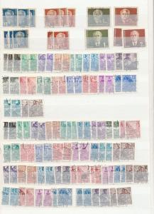 East Germany Large Mid/Modern M&U Collection(1000+)ALB118