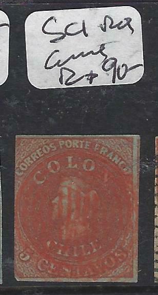 CHILE  (PP1604B)  COLUMBUS 5 C  SC1  RED CANCEL      VFU  COPY  11