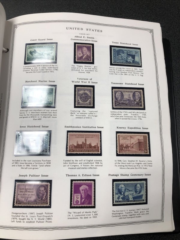 US Collection In Album: 1920’s-1988 Mostly Never Hinged Retail Value Over $700+