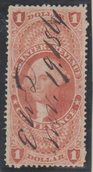 U.S. Scott #R66c Revenue Stamp - Used Single