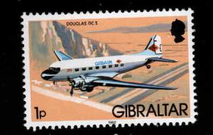 GIBRALTAR Scott 416 MNH** airplance stamp