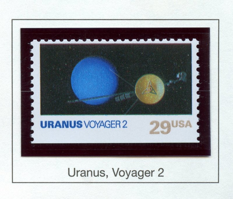 1991 PLANET COMMEMORATIVES OG/MNH - FILLER OR STARTER PAGE -  DETAILS