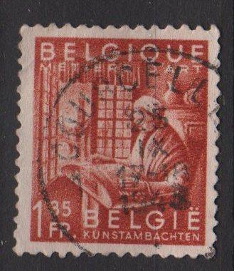 BELGIUM 1948 - Scott 376 used - 1.85 fr, metiers d'art