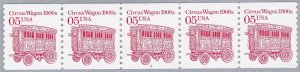 PNC5 5c Circus Wagon 2 NT LGG US 2452a MNH F-VF