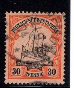 German South-West Africa (DSWA) #18,  CV $3.25, Swakopmund 24 September 1904 CDS