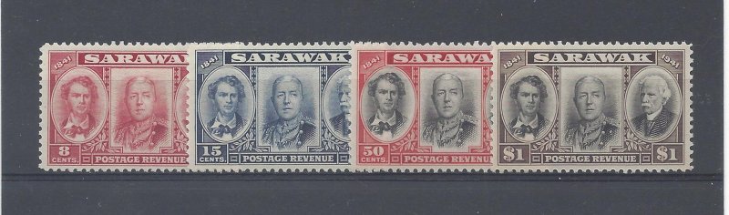 SARAWAK 1922-57 Selection of unused & used 47 Diff.t scv $125.00 less less 80%=$