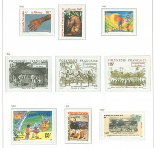 French Polynesia #591-/605 Mint (NH) Single (Complete Set)