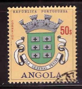 Angola  Scott 488 Used  coat of arms stamp