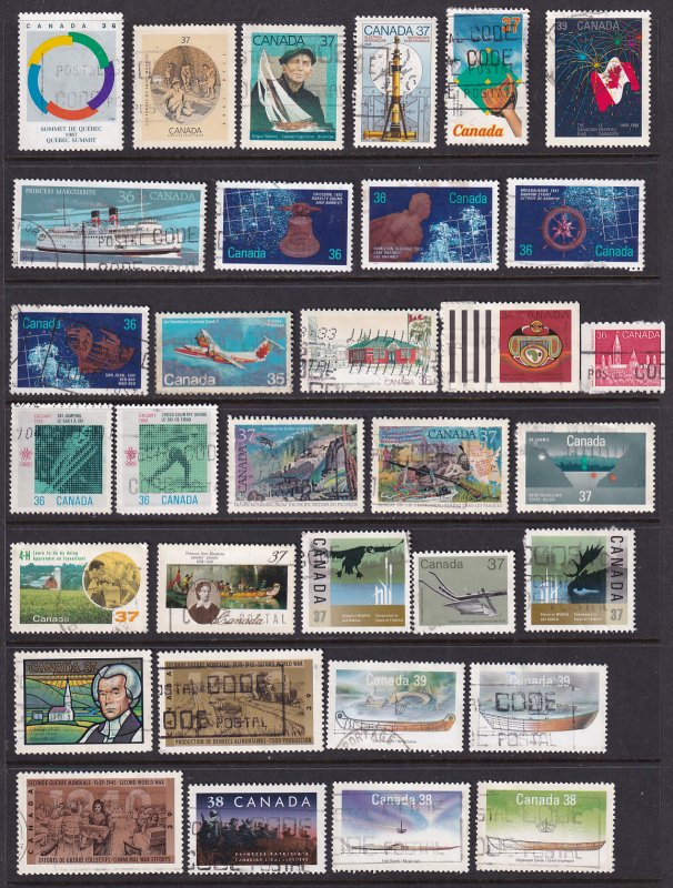 Canada 59 Used Stamps