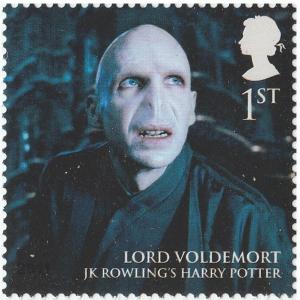 GB 3159 Magical Realms Harry Potter Lord Voldemort 1st single MNH 2011