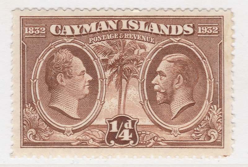British Colony Cayman Islands 1932 1/4d MH Stamp A22P19F8934