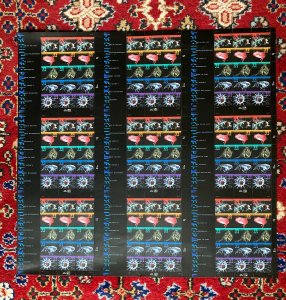 US 3439-43 DEEP SEA CREATURES Uncut Press Sheet of 9 Panes MNH