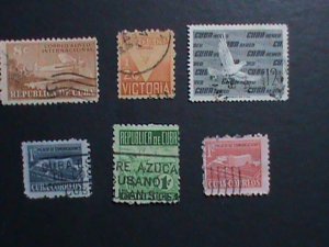 CUBA-1939  6 OVER 84 YEARS OLD  CUBA STAMPS USED VF WE SHIP TO WORLD WIDE