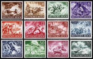 Germany Scott B218-B229 (1943) Mint NH VF Complete Set, CV $16.50 C