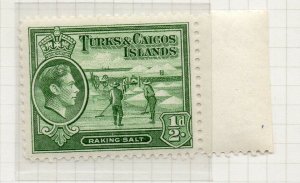 Turks & Caicos Islands 1938 Early Issue Fine Mint Hinged 1/2d. NW-95218