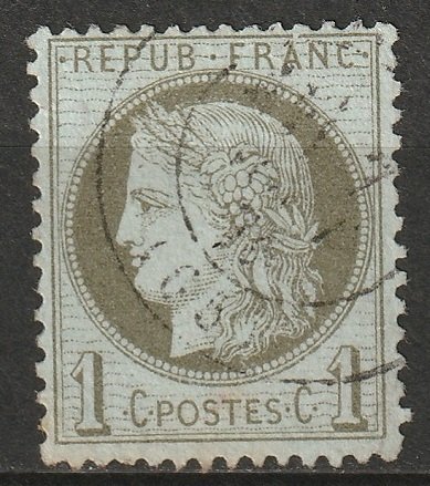 France 1872 Sc 50 used
