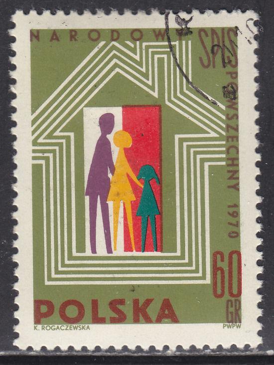 Poland 1759 National Census Day 60Gr 1970