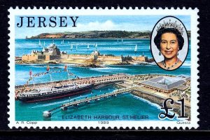 Jersey 1989 Queen Elizabeth II £1 QEII Mint MNH SC 389