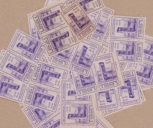  857    Printing 300th Annivesary.   70  MNH 3 cent stamps.  Issued In 1939.