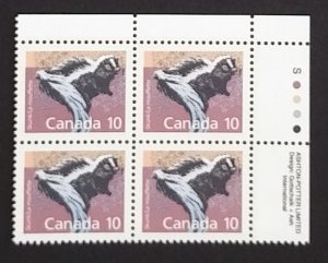 Canada 1160 Plate Block UR VF MNH