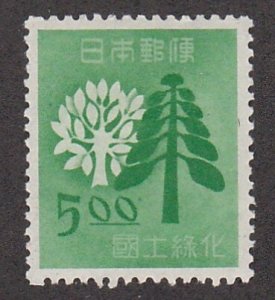 Japan # 449, Forestation, Mint hInged, 1/3 Cat.