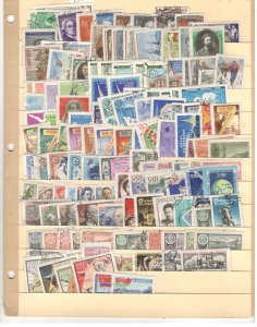 RUSSIA COLLECTION ON STOCK SHEET MINT/USED